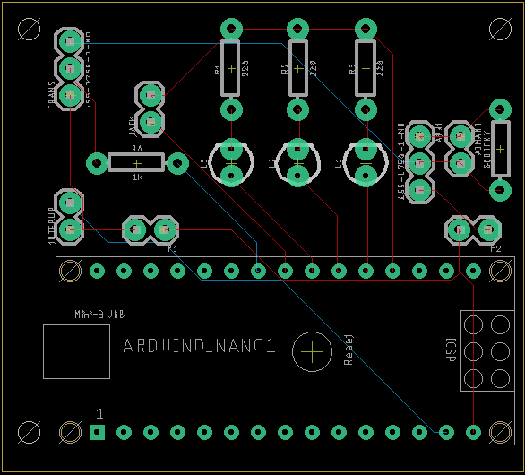 Rendu 3D de la mini-fusée Omega en vol